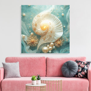 Seashell Wall Art – Coastal Beach Decor
