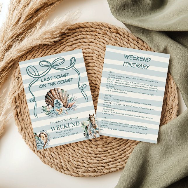 Seashell & Western Fusion Bachelorette Invitation (Creator Uploaded)