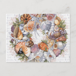 Seashell Wreath Card