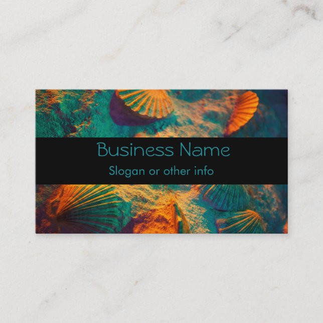 Seashells and Sand Business Card (Front)