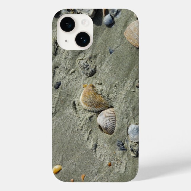 Seashells And Sand iPhone Case (Back)