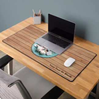Seashells and Sea Glass Desk Mat