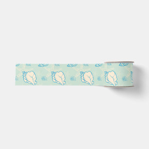 seashells and starfish grosgrain ribbon