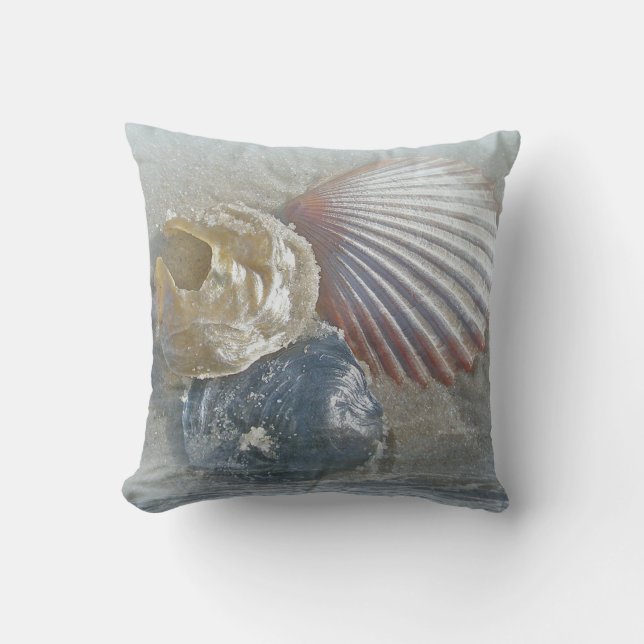 Seashells and Surf Cushion (Front)