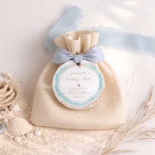 Seashells and Wedding Bells Bridal Shower Favour Tags