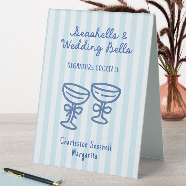 Seashells and Wedding Bells Signature Cocktail  (In SItu (Table))