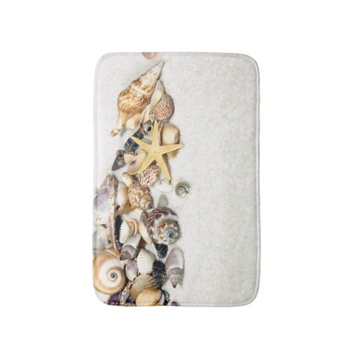 Seashells Bath Mat Zazzle