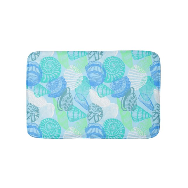 Seashells  bath mat (Front)