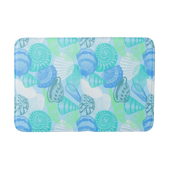 Seashells  bath mat (Front)