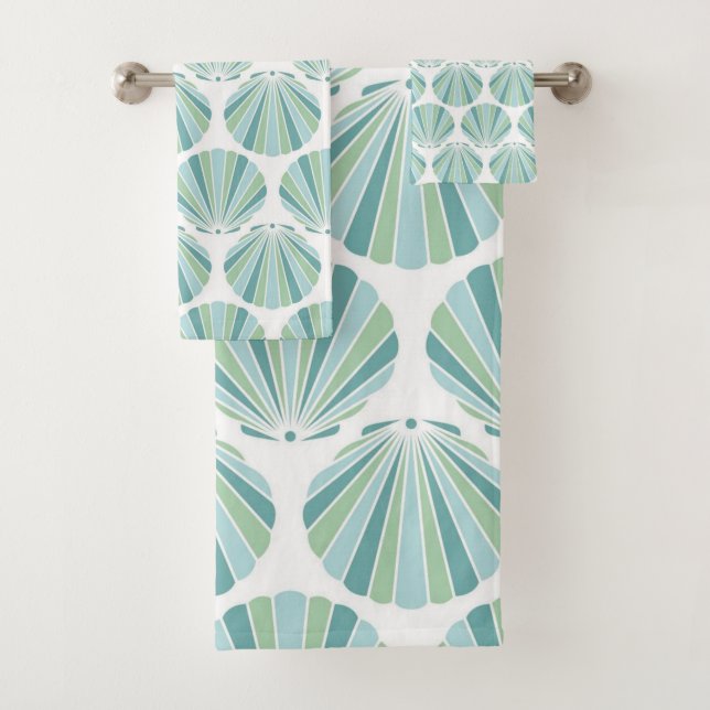 Seashells Bath Towel Set (Insitu)