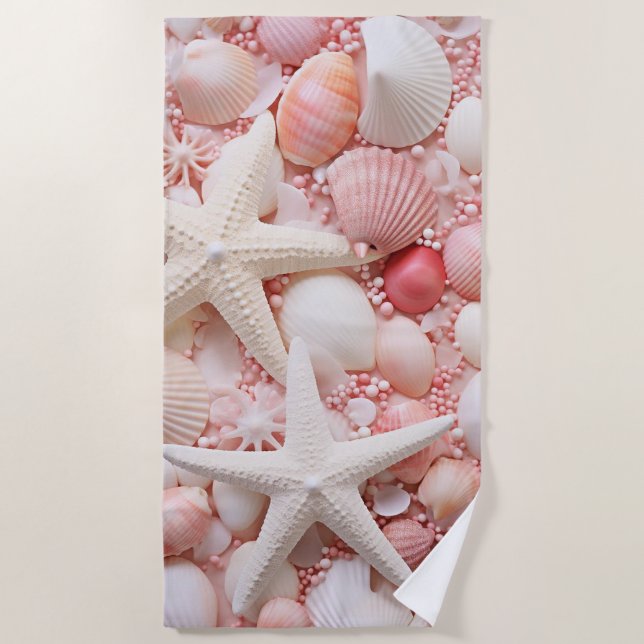 SeaShells Beach Towel (Front)