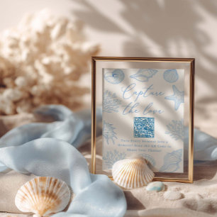  Seashells Bridal Shower Capture the love Poster