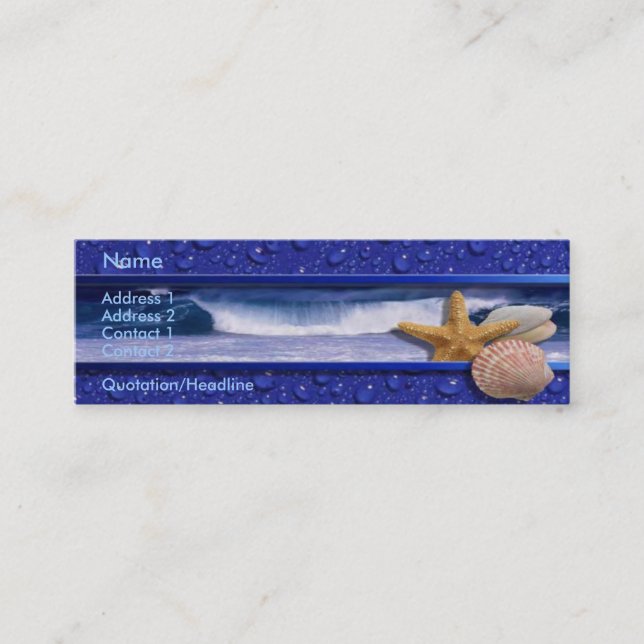 Seashells Business Card (Front)