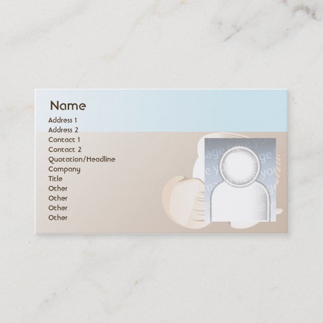 Seashells - Business Card (Front)