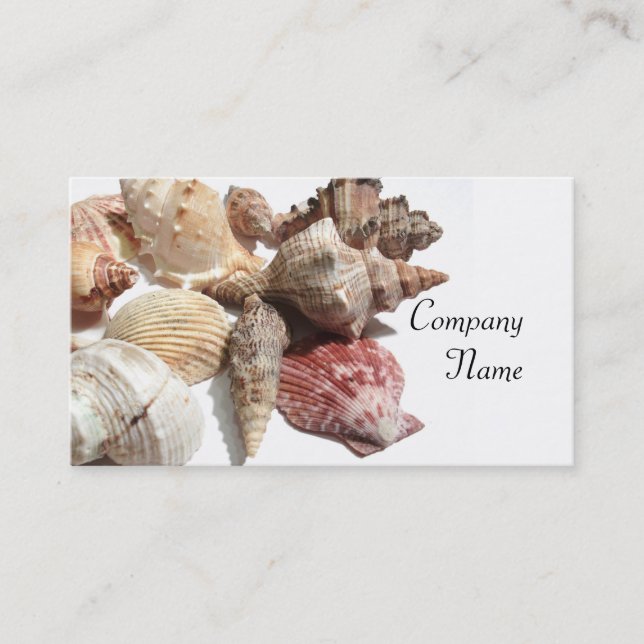 Seashells business cards (Front)