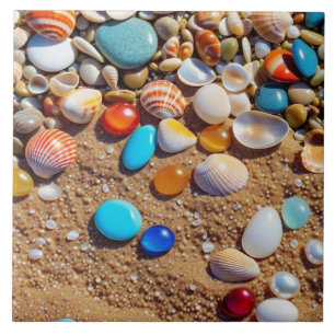 Seashells Ceramic Tile