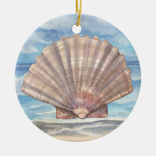 Seashells Ceramic Tree Decoration
