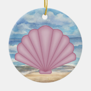 Seashells Ceramic Tree Decoration