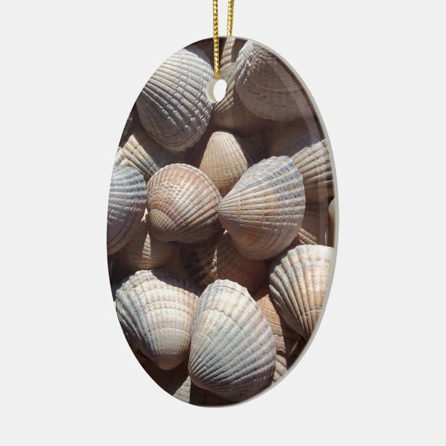 Seashells Ceramic Tree Decoration (Left)