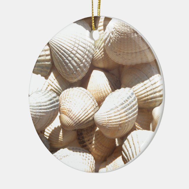 Seashells Ceramic Tree Decoration (Left)