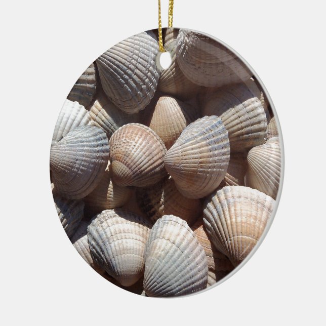 Seashells Ceramic Tree Decoration (Left)