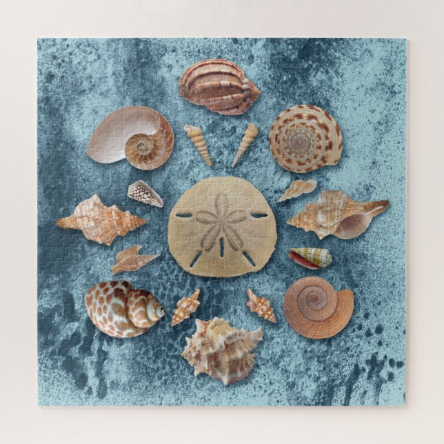 Seashells Collection Mandala Jigsaw Puzzle (Horizontal)