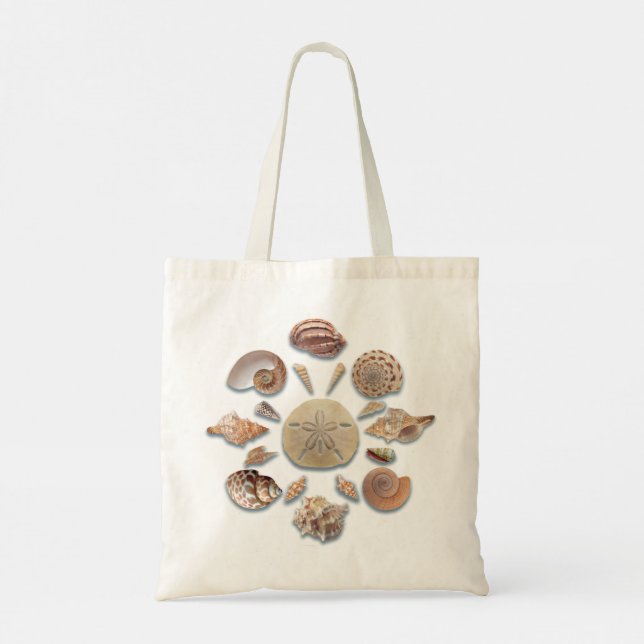 Seashells Collection Mandala Tote Bag (Back)