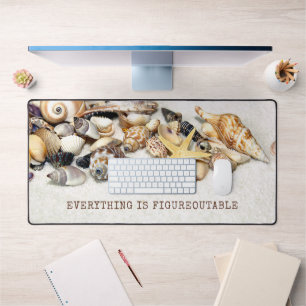 Seashells Desk Mat