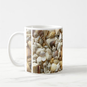 Seashells Glass Coffee Mug