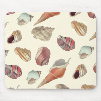 Seashells Illustration Mouse Mat