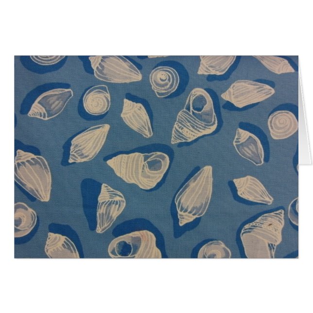 Seashells in Blue (Front Horizontal)