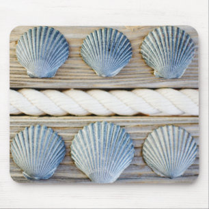 Seashells New York City Mouse Mat