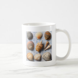 Seashells On Anchor Backdrop Coffee Mug
