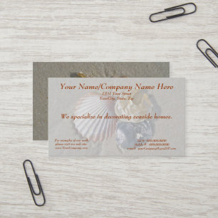 Seashells on the Beach Business Card