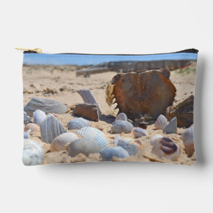 Seashells On the Beach by Shirley Taylor Accessory Pouch
