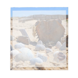 Seashells on the Beach by Shirley Taylor Notepad