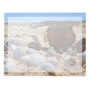 Seashells on the Beach by Shirley Taylor Notepad