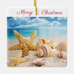 Seashells on the beach Ornament