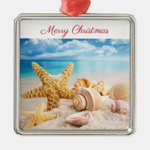 Seashells on the beach Ornament