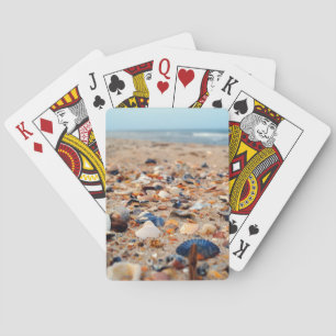Seashells on the Beach Playing Cards