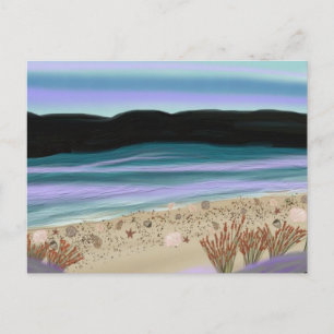 Seashells on the Shore Postcard