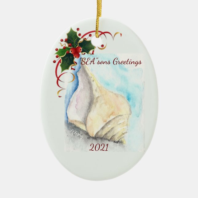 Seashells Ornament (Front)