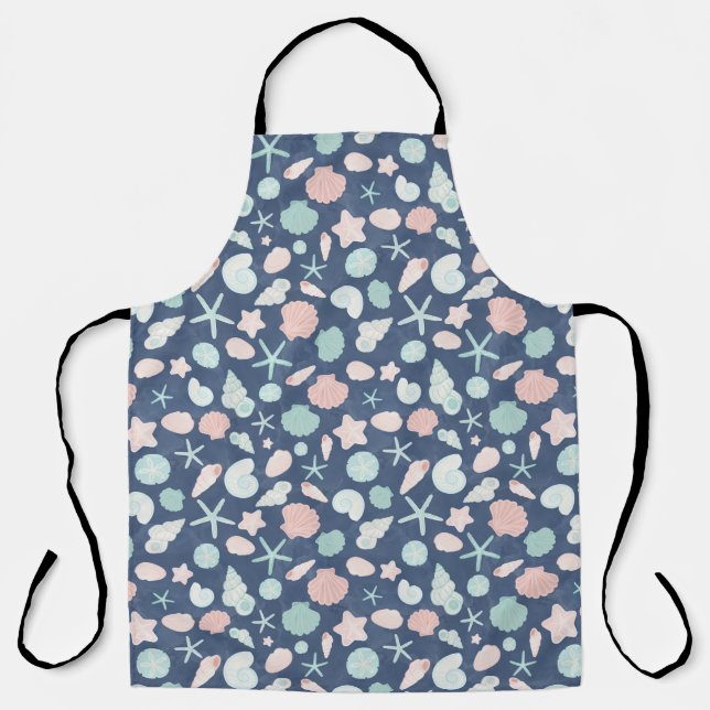 seashells pattern apron (Front)