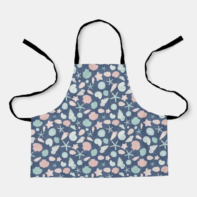 seashells pattern apron (Front)