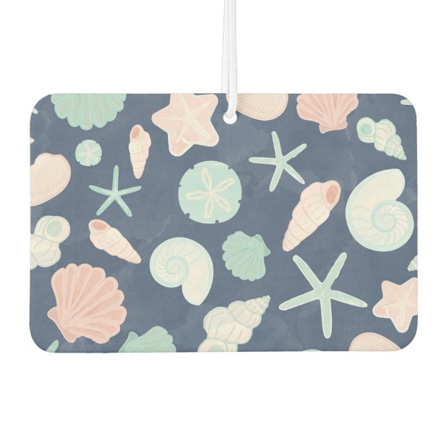 seashells pattern car air freshener (Front)