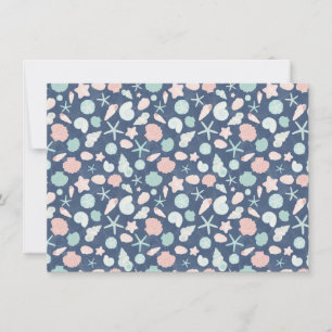 seashells pattern card