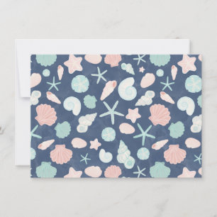 seashells pattern card