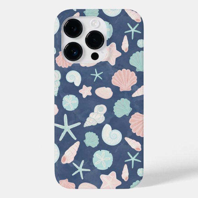 seashells pattern Case-Mate iPhone case (Back)