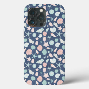 seashells pattern iPhone 13 pro case