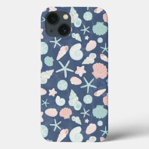 seashells pattern iPhone 13 case